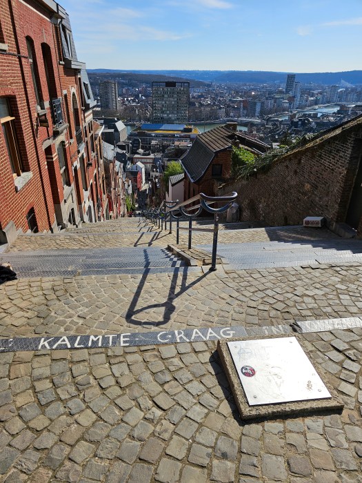 Looking down: Top Stairway to&nbsp;Heaven